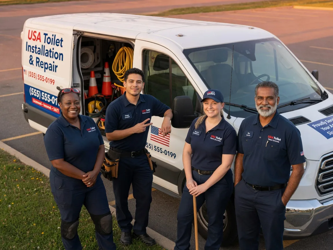 Toilet Installation company in Many, LA